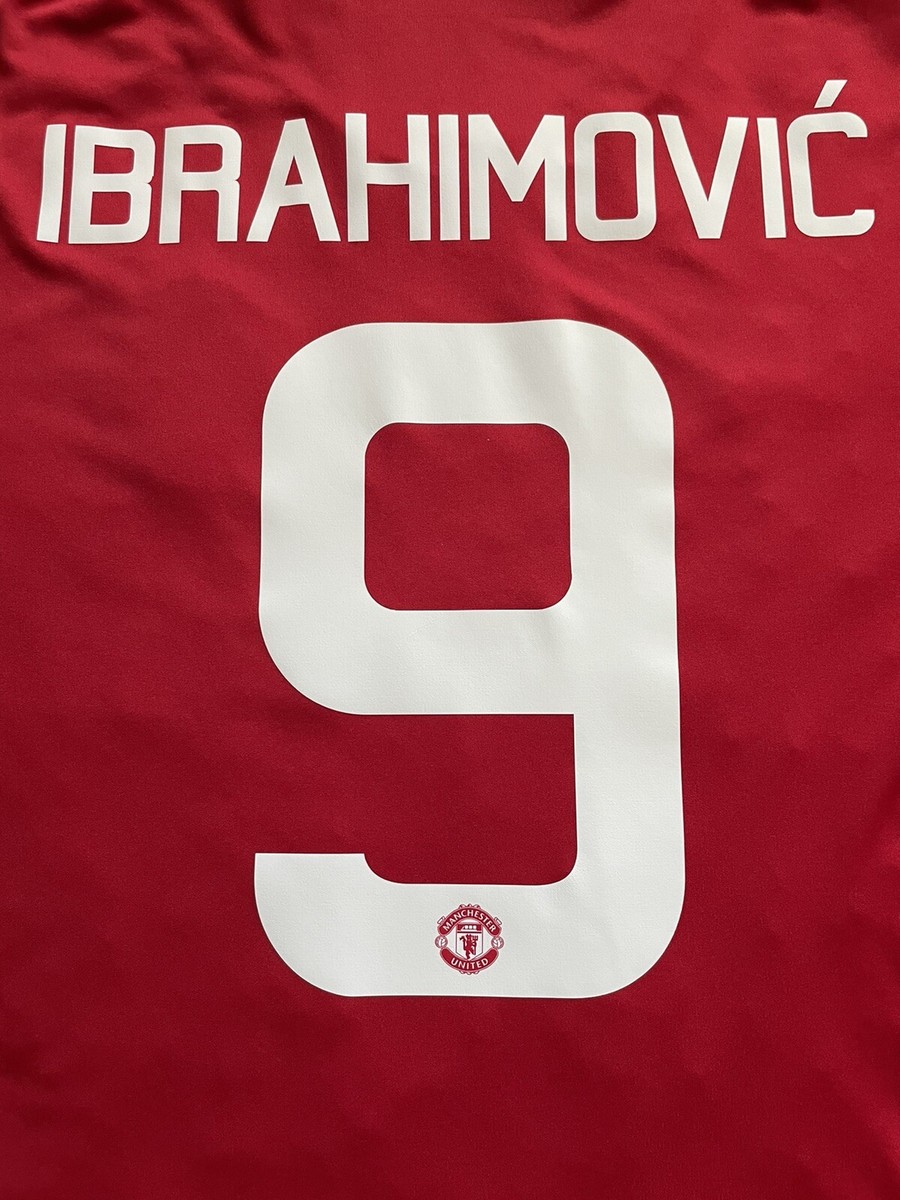 2016/17 Manchester United Home Jersey #9 Ibrahimovic XL