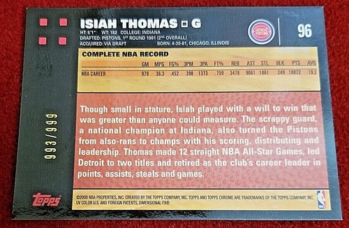 2007-08 Topps Chrome WHITE Orange O'Neal Refractor Rodman Duncan Iverson Parker - Picture 259 of 391