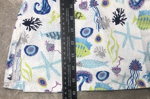 Under The Sea Scrub Top Women’s UA Scrubs Beach Summer V-Neck Pockets Size S - Picture 8 of 10
