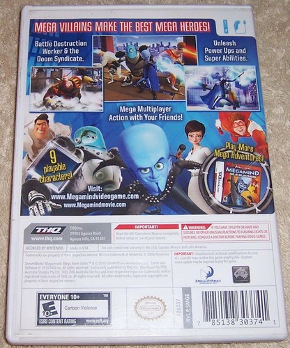 Megamind: Mega Team Unite Nintendo Wii Game Complete - Picture 3 of 3