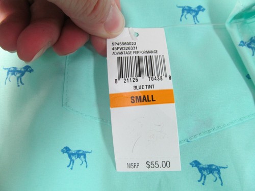 Men's BIG & TALL IZOD ADVANTAGE PERFORMANCE COOL FX BUTTON DOWN SHIRT Mint Green - Bild 7 von 9