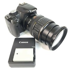 Canon EOS Rebel T1i  500D 15.1MP Digital SLR Camera W/28-135 Lens, Charger& Batt