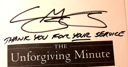 The Unforgiving Minute Signed by Craig M. Mullaney Autographed Hardback - Picture 5 of 5