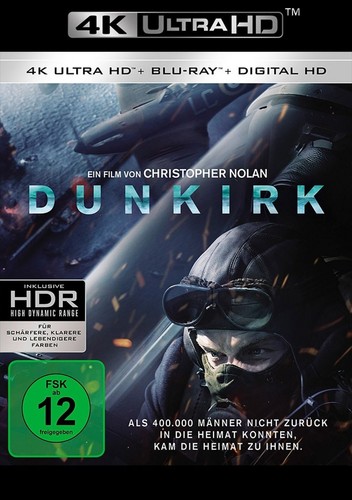 Dunkirk - 4K Ultra HD Blu-ray - (Tom Hardy) # UHD+2-BLU-RAY-NEU - Picture 1 of 6
