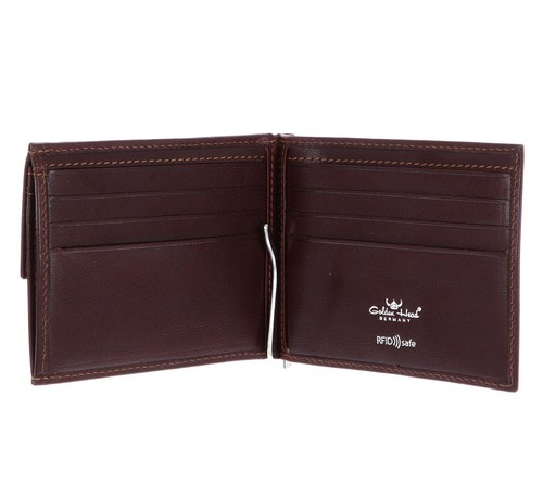 Golden Head Colorado RFID Protect Clip Billfold Geldbörse Tobacco braun Neu - Bild 2 von 8