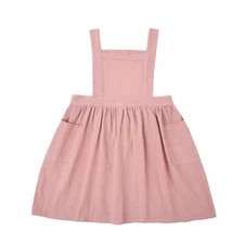Kids Retro Aprons Pinafore Apron for Girls Boys Cotton Linen Aprons for Child...