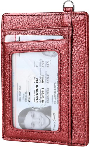 Slim Minimalist Wallet Front Pocket Wallet RFID Blocking Credit Card Holder Gift - Picture 30 of 59