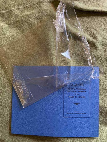 New OEM cover for Jaguar Mark IX Model Operating, Maintenance & Service Handbook - Bild 3 von 12