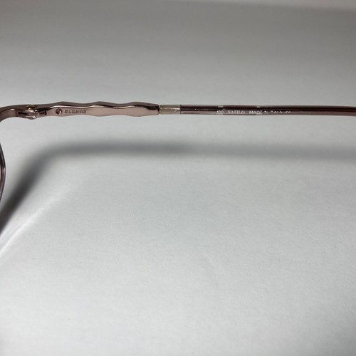Safilo Emozioni 4295 Eyeglasses Frames Burgundy Rose Vtg Elasta 51-18 130 Italy - Picture 8 of 16