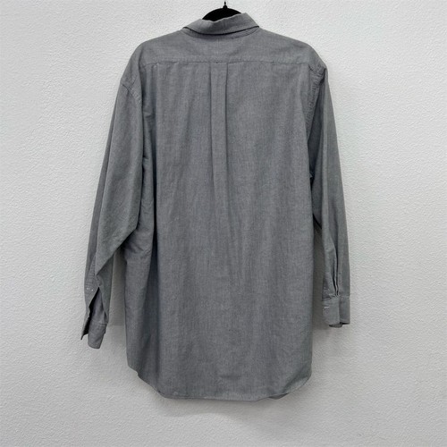 Ralph Lauren Herren Hemd Größe 17-34 Large Meliert Grau Langarm Button Down - Bild 6 von 7