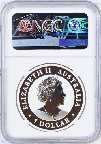 2022 Berlin Show Virtual WMF Australia Kookaburra Silver NGC MS70 1oz $1 Coin FR - Picture 2 of 6