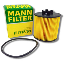 Mann Ölfilter HU 712//6X Für Audi A3 8P Seat Altea Leon Skoda Octavia VW Golf 