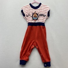 Vintage HealthTex Baby Jumpsuit Sail Away 18 Months