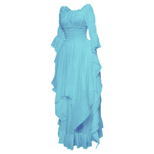 Übergröße Mittelalter Kleid Victorian Gothic Lolita Kleid Damen Abschlussball Prinzessin Kleid - Bild 11 von 22