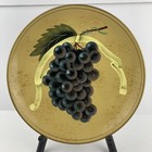 Raymond Waites 10" Grapes Yellow Wall Plate Designed for Toyo Trading Co