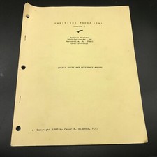 VINTAGE ATARI CARTRIDGE MAKER VERSION 2 MANUAL INSTRUCTIONS BOOKLET GUIDE BOOK