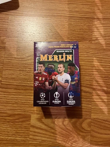 2021-22 Topps Merlin UEFA Champions League Soccer Blaster Box