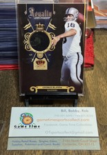 2011 Panini Crown Royale George Blanda Royalty Materials #191/299 Raiders HOF