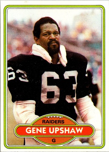 1980 Topps - #449 Gene Upshaw - Picture 1 of 2