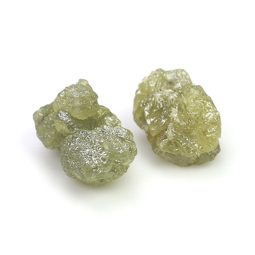 4.31 CT Natural Loose Rough Cut Diamond 9.30 MM Yellow Grey Color Diamond LQ3367 - Picture 5 of 8