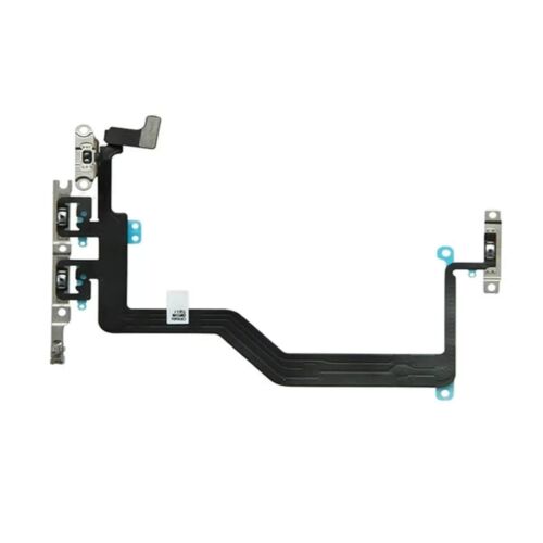 DO iPHONE 12 13 14 PRO MAX, KABEL ZASILAJĄCY BUTTION GŁOŚNOŚCI Z METALOWYMI WSPORNIKAMI - Zdjęcie 2 z 18