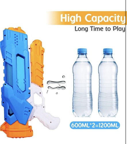 High Capacity Toy Water Gun 600CC Squirt Gun Water Blaster For Kids Teens Adults - Picture 5 of 12
