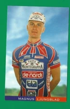 CYCLING cycling card MAGNUS LJUNGBLAD team DE NARDI PASTA MONTEGRAPPA 2000