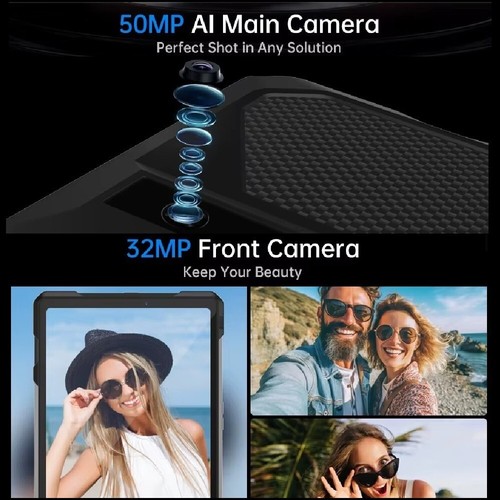 8849 TANK PAD E Unihertz Rugged Projector Tablet 10.95" 21000mAh 32GB+512GB NFC - Picture 10 of 17