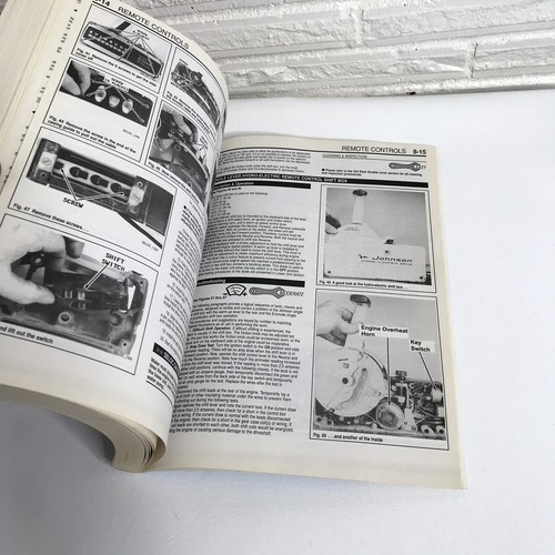 SELOC 1306 Repair Manual JOHNSON / EVINRUDE 3 & 4 Cylinder Outboards 58-72 - Foto 8 di 8