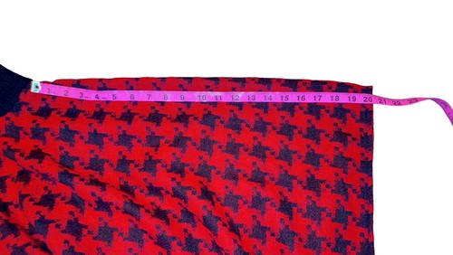 MARC NEW YORK Andrew Marc One Size Red & Black Womens Poncho Cape Full Zip - Picture 5 of 7