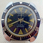 Vintage Men's Skin Diver Watch Ondina Felsa Cal. 1560 Automatic 5 ATM Swiss 70's