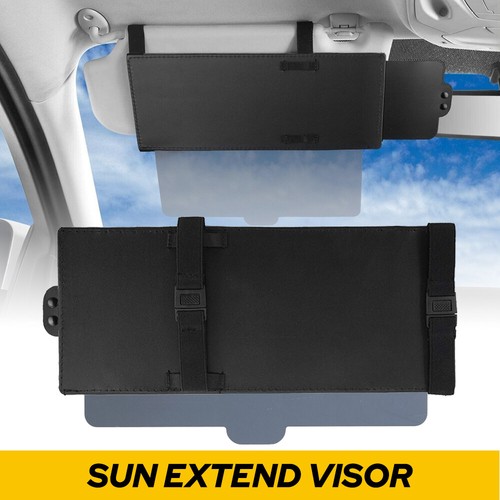Car Sun Visor Extension Extender Shield Truck Front Side Window Shade Anti Glare - Picture 12 of 14