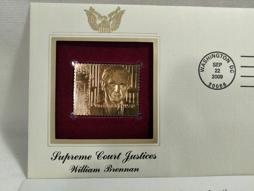 P.C.S. 09 Gold Stamp Supreme Court Justices William Brennan Replica - Picture 5 of 5