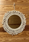 Macrame Boho Home Decor Round Mirror Circle Wall Decor Hanging Gift