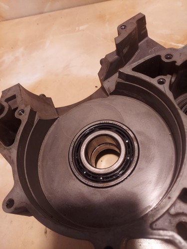 1999 KTM 250 EXC OEM Right Engine Crankcase Half Kicker Side #54730004000 - Picture 4 of 23