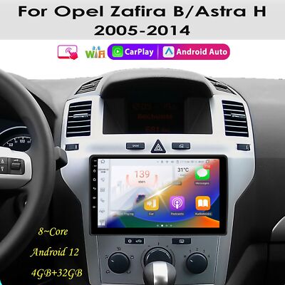 8Kern 9'' Android Autoradio Für Opel Astra H Zafira B 2005-2014 GPS Nav FM AM RDS