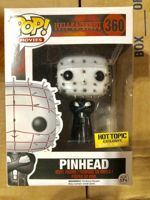 Funko POP Hellraiser III - Pinhead Hot Topic GITD Glow in the Dark RARE Nib | eBay