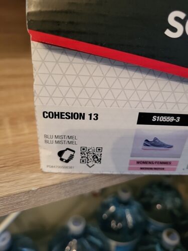 Saucony Versafoam Cohesion 13 Blue Mist/Melon Women's Running Shoes Size 8.5 - Picture 4 of 13