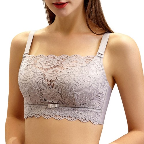 Lace Bras For Women Sexy Underwear No Underwire Push Up Bra Plus Size Wirefree - Picture 4 of 30