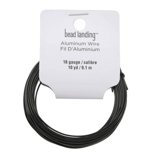 18 Gauge Black Aluminum Wire by Bead Landing™ 10 yds