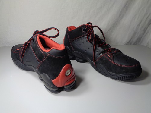 Retro Old School Herren Reebok Step Back schwarz/rot Champs Basketball Größe 13 Neu - Bild 3 von 10