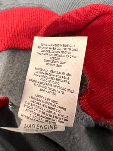Marvel Boys SWEATSHIRT XL Gray Red Spider-Man Wall Graphic Pullover Cotton NEW - Picture 14 of 14