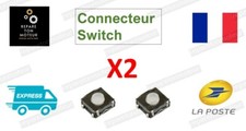 2x interrupteur Switch pour Clé Plip Télécommande PEUGEOT 406 306 106 205 405 
