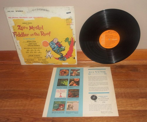 FIDDLER ON THE ROOF-Original Broadway Cast Recording-ZERO MOSTEL--NM- Vinyl LP! - Bild 1 von 7