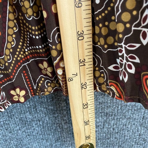 Falda Laura Scott Talla M Cachemira En Niveles Pull On Fluida Boho Pradera Cottagecore - Imagen 6 de 7