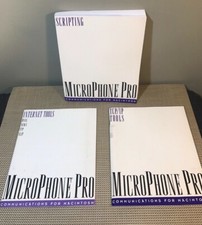 MicroPhone Pro Macintosh Scripting, TCP/IP  Internet Tools User's Guide's ONLY