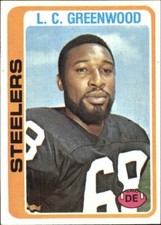 1978 TOPPS Football Trading Card #145 🏈 L.C. GREENWOOD, Pittsburgh Steelers 😎