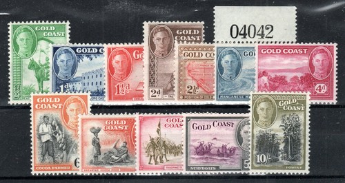 Gold Coast 1948 set SG 135-46 MNH