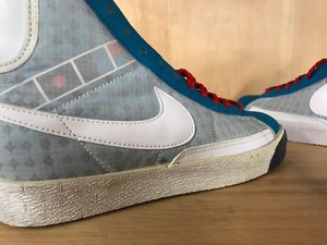 nike blazer high womens navy