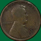1912-D Lincoln Wheat Cent Very Good VG Coin #37485